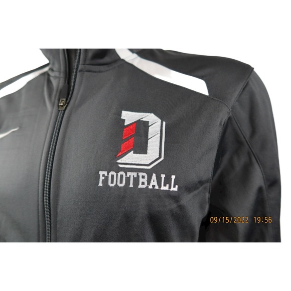 Davidson‎ College Track Jacket Size S Wildcats Football Gray Davidson NC Nike - Picture 4 of 6